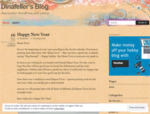 Tablet Screenshot of dinafeller.wordpress.com
