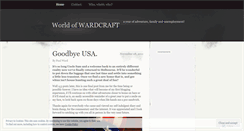 Desktop Screenshot of myworldofwardcraft.wordpress.com