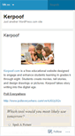Mobile Screenshot of kerpoof.wordpress.com