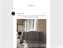 Tablet Screenshot of happysnapshots.wordpress.com