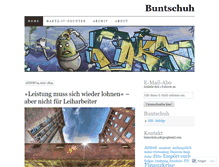 Tablet Screenshot of buntschuh.wordpress.com