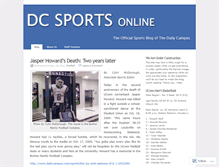 Tablet Screenshot of dcsportsonline.wordpress.com