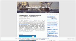 Desktop Screenshot of newbedfordlaw.wordpress.com