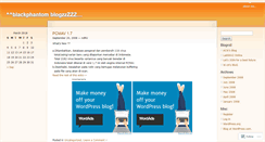 Desktop Screenshot of blackphantom.wordpress.com