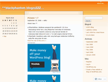 Tablet Screenshot of blackphantom.wordpress.com