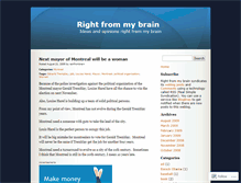 Tablet Screenshot of brainexperience.wordpress.com