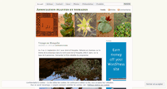 Desktop Screenshot of plantesetnomades.wordpress.com