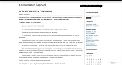 Desktop Screenshot of comandanteraphael.wordpress.com