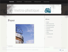 Tablet Screenshot of metrophotique.wordpress.com