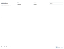 Tablet Screenshot of chihiroikegaya.wordpress.com