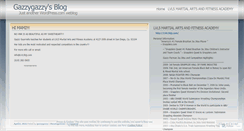 Desktop Screenshot of gazzygazzy.wordpress.com