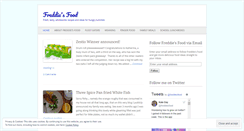 Desktop Screenshot of freddiesfood.wordpress.com