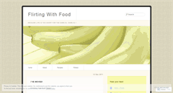 Desktop Screenshot of foodflirt.wordpress.com