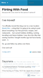 Mobile Screenshot of foodflirt.wordpress.com