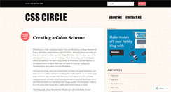 Desktop Screenshot of csscircle.wordpress.com