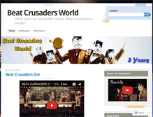 Tablet Screenshot of beatcrusadersworld.wordpress.com