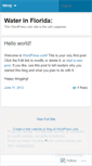 Mobile Screenshot of floridaswater.wordpress.com