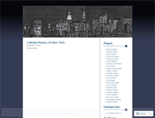 Tablet Screenshot of mediahistoryny.wordpress.com