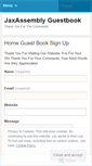 Mobile Screenshot of jaxassemblyguestbook.wordpress.com