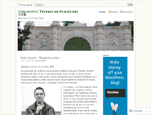 Tablet Screenshot of colocviu2009.wordpress.com