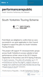 Mobile Screenshot of performancerepublic.wordpress.com