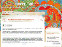 Tablet Screenshot of performancerepublic.wordpress.com