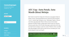 Desktop Screenshot of catatanbujangan.wordpress.com