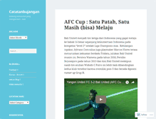 Tablet Screenshot of catatanbujangan.wordpress.com
