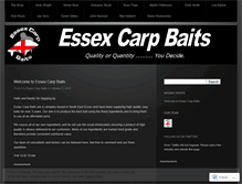 Tablet Screenshot of essexcarpbaits.wordpress.com