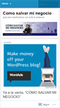 Mobile Screenshot of comosalvarminegocio.wordpress.com