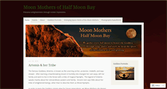 Desktop Screenshot of moonmothers.wordpress.com