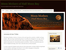 Tablet Screenshot of moonmothers.wordpress.com