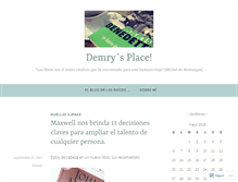 Tablet Screenshot of demry.wordpress.com