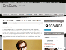 Tablet Screenshot of cineclass.wordpress.com