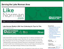 Tablet Screenshot of lakenormanre.wordpress.com