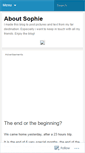 Mobile Screenshot of aboutsophie.wordpress.com