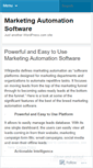 Mobile Screenshot of marketingautomationplatform.wordpress.com