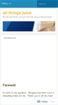 Mobile Screenshot of allthingsjuice.wordpress.com