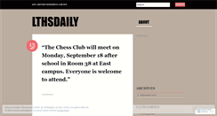 Desktop Screenshot of lthsdaily.wordpress.com