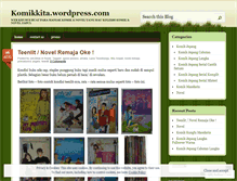 Tablet Screenshot of komikkita.wordpress.com