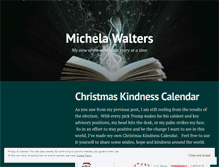 Tablet Screenshot of michelawalters.wordpress.com