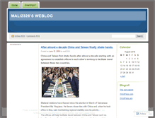 Tablet Screenshot of mali2326.wordpress.com