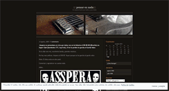 Desktop Screenshot of pensarenada.wordpress.com