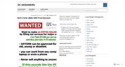 Desktop Screenshot of dcdesigners.wordpress.com
