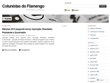 Tablet Screenshot of colunistasdofla.wordpress.com