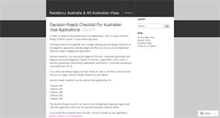 Desktop Screenshot of allaustralianvisas.wordpress.com