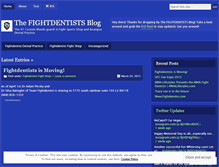 Tablet Screenshot of fightdentist.wordpress.com