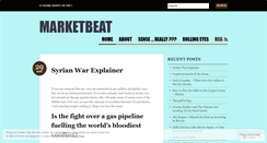 Desktop Screenshot of marketbeat.wordpress.com