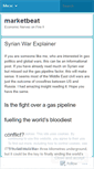 Mobile Screenshot of marketbeat.wordpress.com