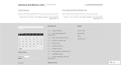 Desktop Screenshot of catrasca.wordpress.com
